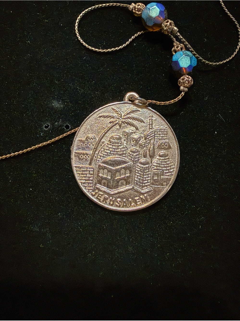 Jerusalem gold-Tone Pendant Necklace other says Israel.